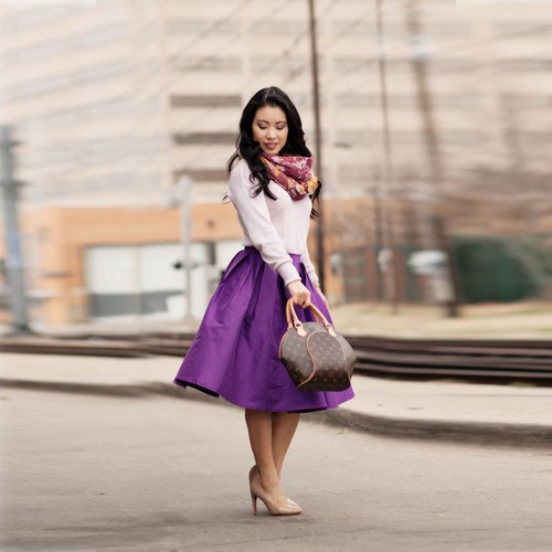 Jupes midi à la mode. Comment porter une jupe midi - idées photo, nouveautés, tendances