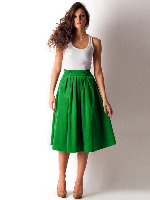 Jupes midi à la mode. Comment porter une jupe midi - idées photo, nouveautés, tendances