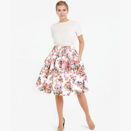 Jupes midi à la mode. Comment porter une jupe midi - idées photo, nouveautés, tendances