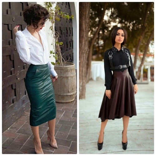 Jupes midi à la mode. Comment porter une jupe midi - idées photo, nouveautés, tendances