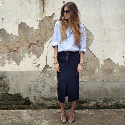 Jupes midi à la mode. Comment porter une jupe midi - idées photo, nouveautés, tendances