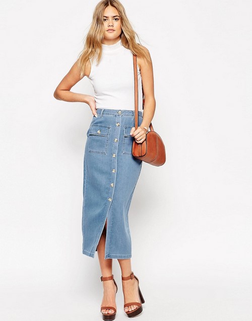 Jupes midi à la mode. Comment porter une jupe midi - idées photo, nouveautés, tendances