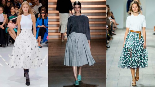 Jupes midi à la mode. Comment porter une jupe midi - idées photo, nouveautés, tendances