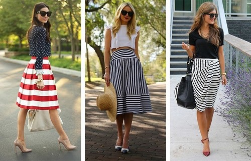 Jupes midi à la mode. Comment porter une jupe midi - idées photo, nouveautés, tendances