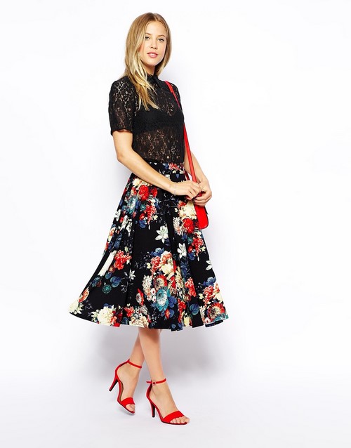 Jupes midi à la mode. Comment porter une jupe midi - idées photo, nouveautés, tendances