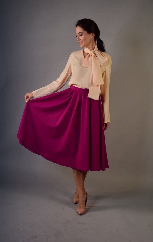 Jupes midi à la mode. Comment porter une jupe midi - idées photo, nouveautés, tendances