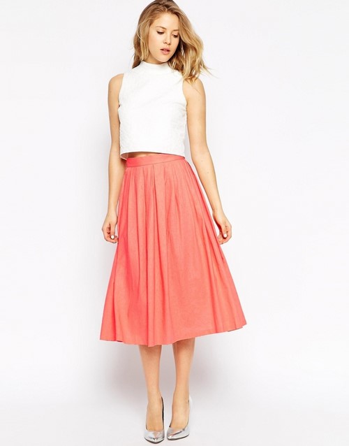 Jupes midi à la mode. Comment porter une jupe midi - idées photo, nouveautés, tendances