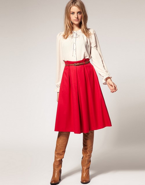 Jupes midi à la mode. Comment porter une jupe midi - idées photo, nouveautés, tendances