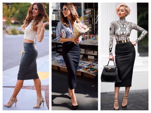 Jupes midi à la mode. Comment porter une jupe midi - idées photo, nouveautés, tendances