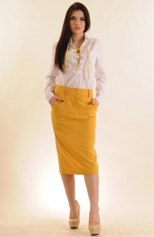 Jupes midi à la mode. Comment porter une jupe midi - idées photo, nouveautés, tendances