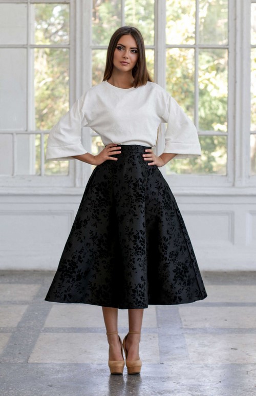 Jupes midi à la mode. Comment porter une jupe midi - idées photo, nouveautés, tendances