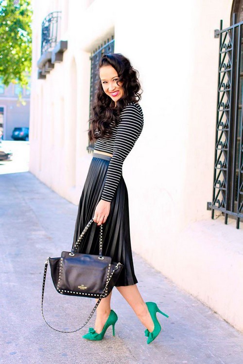 Jupes midi à la mode. Comment porter une jupe midi - idées photo, nouveautés, tendances