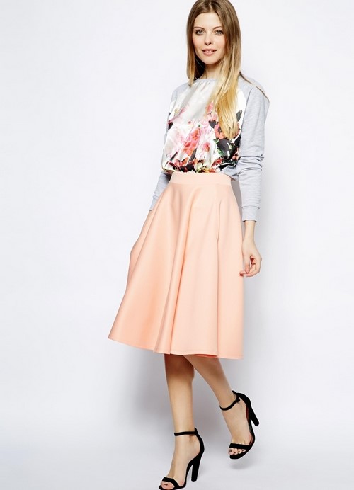 Jupes midi à la mode. Comment porter une jupe midi - idées photo, nouveautés, tendances