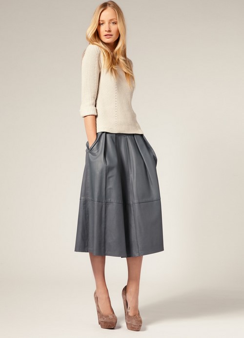 Jupes midi à la mode. Comment porter une jupe midi - idées photo, nouveautés, tendances