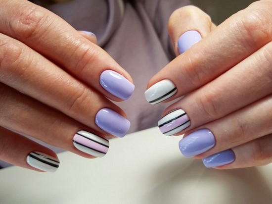 Manucure délicate pour les ongles courts et longs - photos, actualités, idées