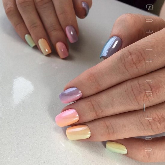 Manucure délicate pour les ongles courts et longs - photos, actualités, idées