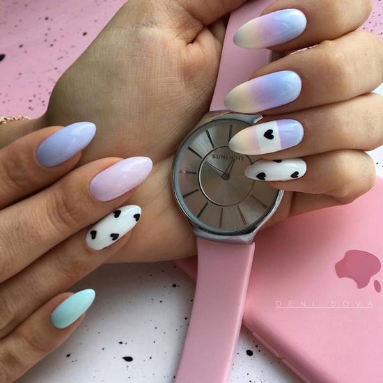 Manucure délicate pour les ongles courts et longs - photos, actualités, idées