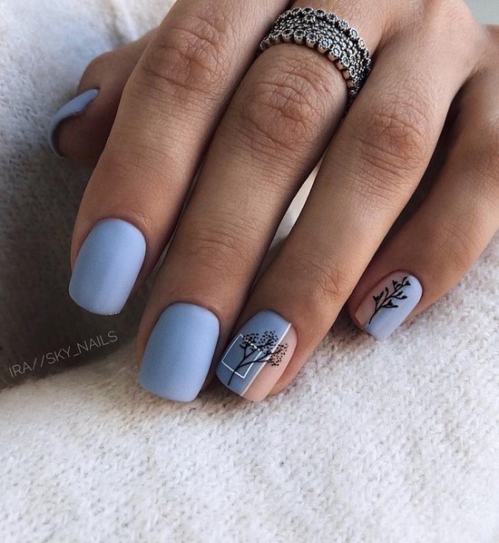 Manucure délicate pour les ongles courts et longs - photos, actualités, idées