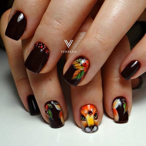 Manucure d'automne - idées et nouveaux articles pour la manucure d'automne