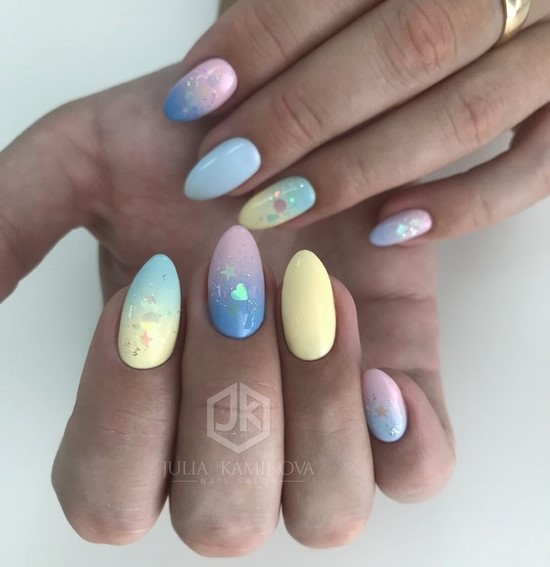 Manucure pastel - les meilleures idées de nail art pastel doux et contrasté