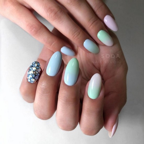 Manucure pastel - les meilleures idées de nail art pastel doux et contrasté
