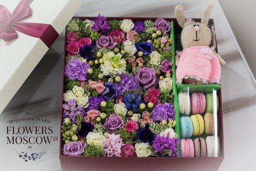 Tendance floristique à la mode: des fleurs à faire soi-même dans une boîte