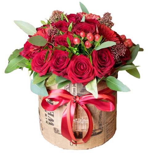 Tendance floristique à la mode: des fleurs à faire soi-même dans une boîte