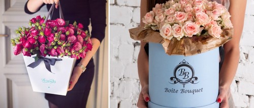 Tendance floristique à la mode: des fleurs à faire soi-même dans une boîte