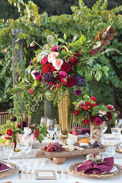 Arrangements floraux: tendances de la mode en floristique, idées d'arrangements floraux