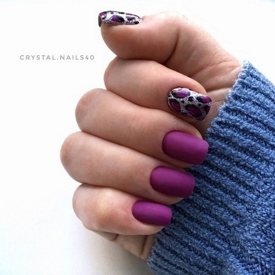 Belle manucure sur les ongles carrés - idées de conception de photos, tendances de la mode