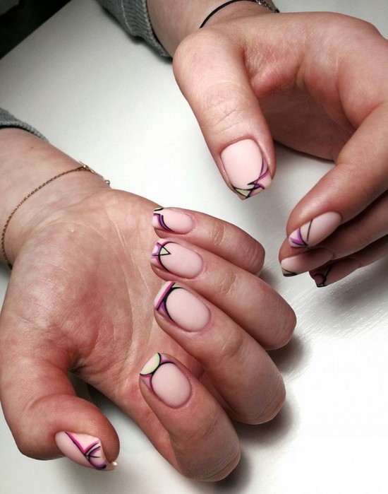 Belle manucure sur les ongles carrés - idées de conception de photos, tendances de la mode