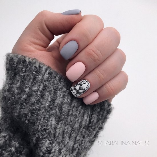 Belle manucure sur les ongles carrés - idées de conception de photos, tendances de la mode