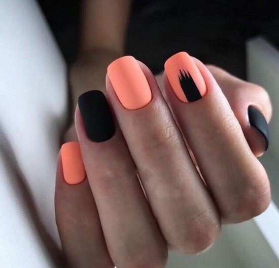 Manucure simple pour les débutants: manucure facile avec un simple vernis dans différentes techniques