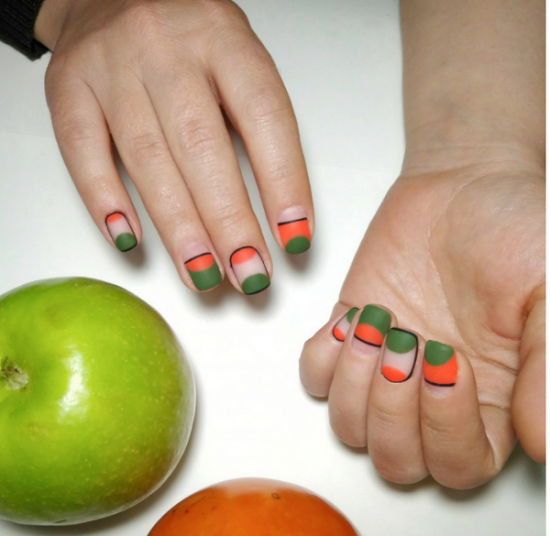 Manucure simple pour les débutants: manucure facile avec un simple vernis dans différentes techniques