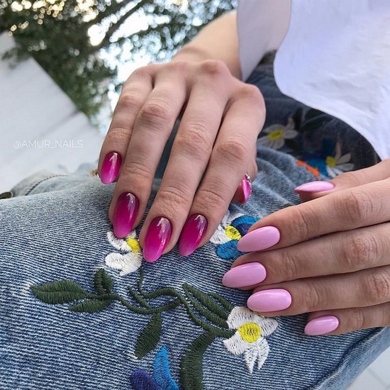 Manucure simple pour les débutants: manucure facile avec un simple vernis dans différentes techniques