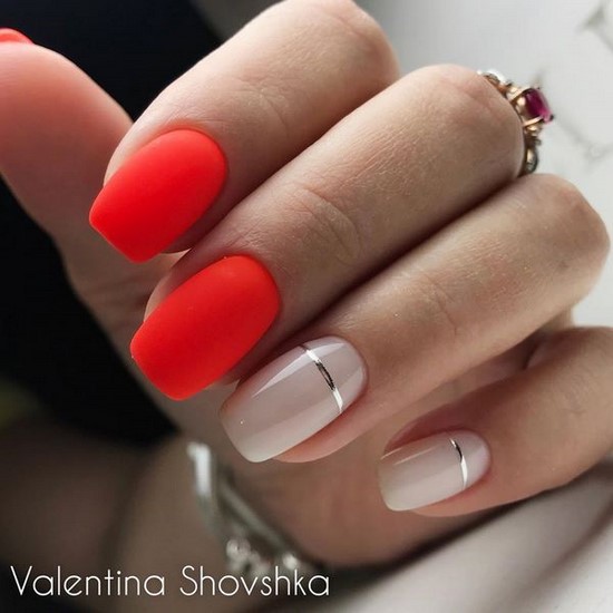 Manucure simple pour les débutants: manucure facile avec un simple vernis dans différentes techniques