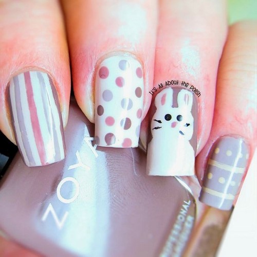 Manucure à la mode aux petits pois: idées et nouveautés photo