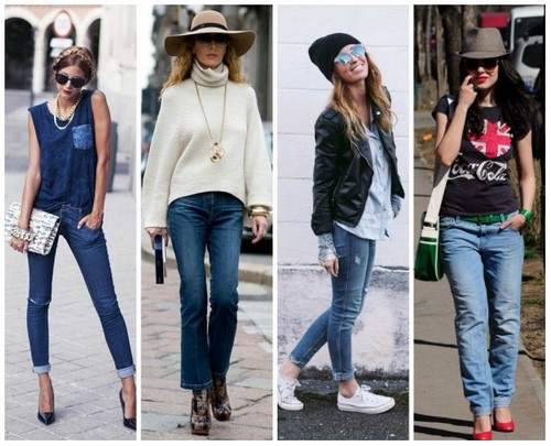 Vêtements en jean à la mode et style de jeans - photos, tendances, tendances, styles