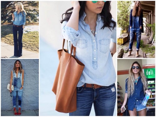Vêtements en jean à la mode et style de jeans - photos, tendances, tendances, styles