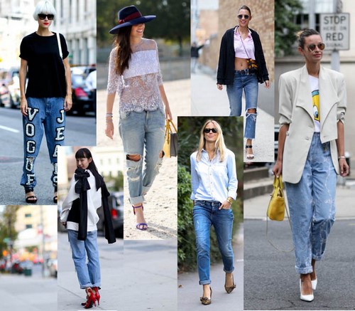 Vêtements en jean à la mode et style de jeans - photos, tendances, tendances, styles