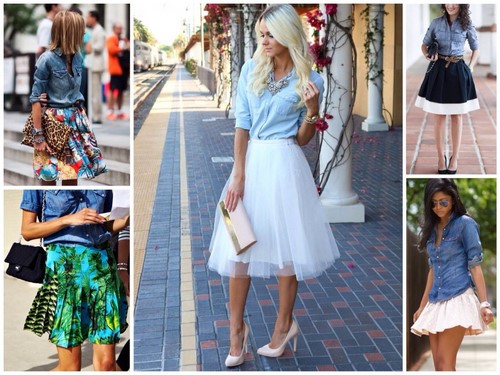 Vêtements en jean à la mode et style de jeans - photos, tendances, tendances, styles