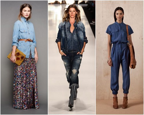 Vêtements en jean à la mode et style de jeans - photos, tendances, tendances, styles