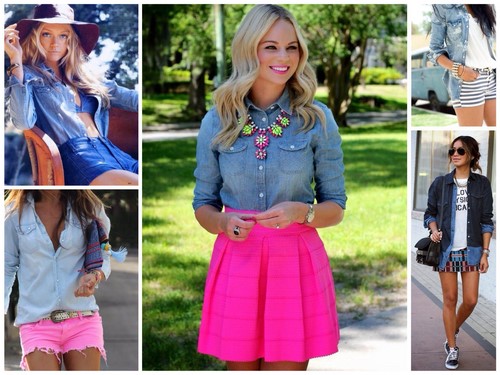 Vêtements en jean à la mode et style de jeans - photos, tendances, tendances, styles