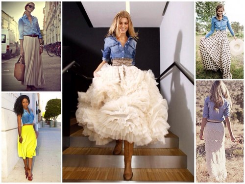 Vêtements en jean à la mode et style de jeans - photos, tendances, tendances, styles