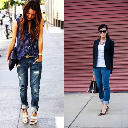Vêtements en jean à la mode et style de jeans - photos, tendances, tendances, styles