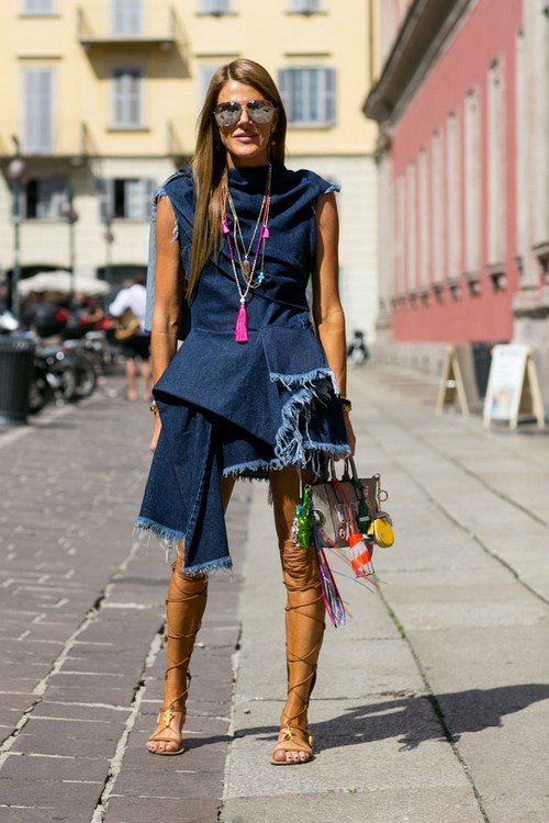 Vêtements en jean à la mode et style de jeans - photos, tendances, tendances, styles