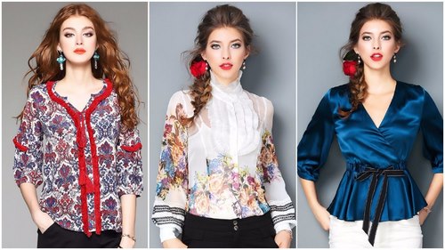 Blouses à la mode pour femmes pour tous les goûts - photos, tendances, idées d'images