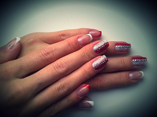 Manucure luxueuse avec dentelle - photos, actualités, idées de motifs