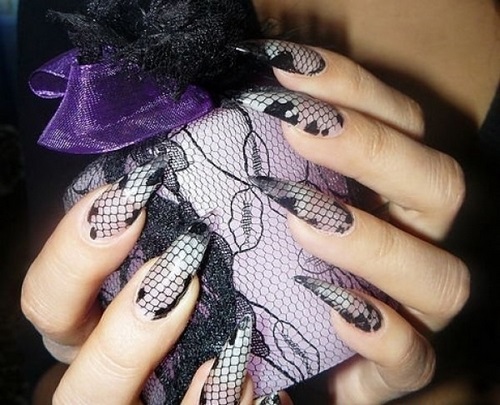 Manucure luxueuse avec dentelle - photos, actualités, idées de motifs