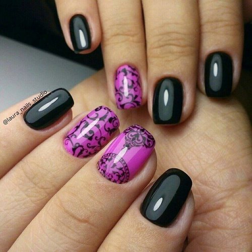 Manucure luxueuse avec dentelle - photos, actualités, idées de motifs